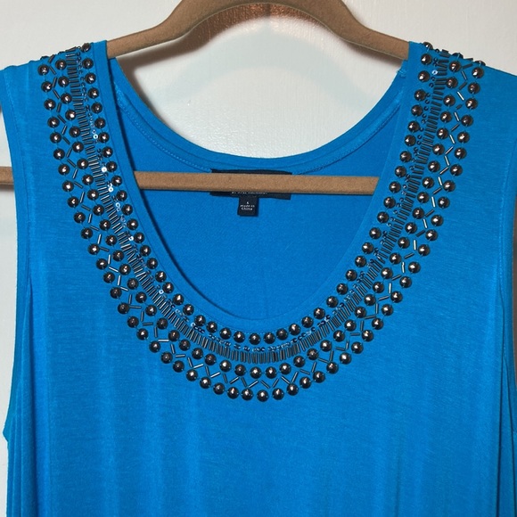 Large Kyle by Kyle Richards Sleeveless Aquamarine Maxi Dress - Picture 8 of 16